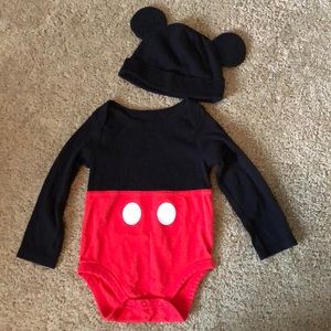 Mickey Mouse Bodysuit with Hat - 18-24 Months